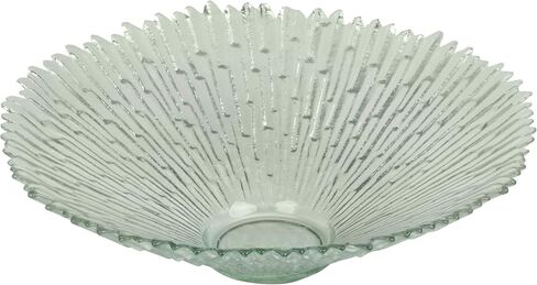Biedermann & Sons Vintage Candleholders-Starburst Glass Bowl Floating Candle Holder, 11.75-Inch, Clear, 2 Count in Saudi Arabia