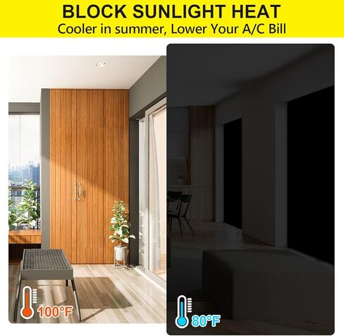 ستائر تعتيم بنسبة 100%، مقاس 118 بوصة × 57 بوصة، ظلال نافذة تعتيم للسفر، غطاء نافذة تعتيم محمول لغرفة نوم الحضانة وغرفة النوم، بدون طبقة خصوصية لنافذة الحفر، كتلة خفيفة والأشعة فوق البنفسجية للمنزل (عبوتان) in Kuwait