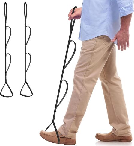 47" Leg Lifter Strap- Extra Long Leg Strap with Multiple Loops to Lift Leg, Ideal Total Hip Replacement Recovery or Knee Replacement Surgery Recovery Aids, Mobility Aids and Equipment (1) in Saudi Arabia
