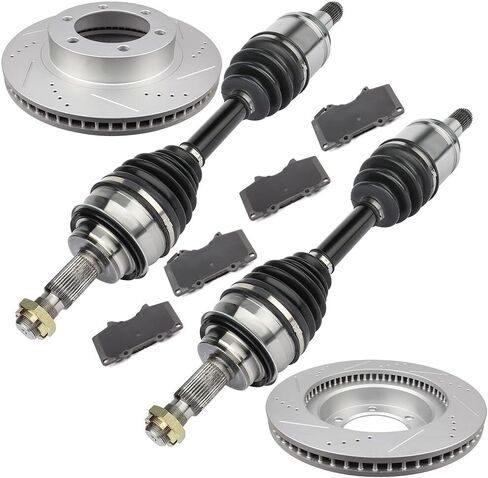 SCITOO Front Left CV Axle Brake Pads Set Kit 60-5205 NCV69557 31327 for Toyota FJ Cruiser For 4RUNNER For TACOMA 4.0L 2.7L 4.7L in Saudi Arabia