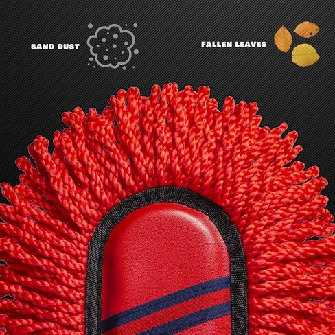 Soft Microfiber Car Duster Exterior Scratch Free Multipurpose Duster with Extendable Handle Duster for Car, Truck, SUV, RV and Motorcycle in Kuwait