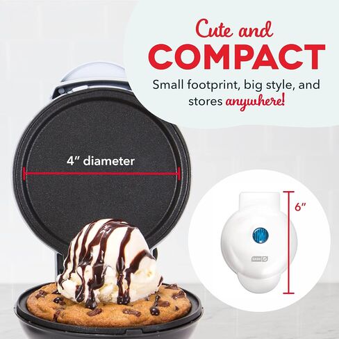 Dash Mini Maker Griddle, 4 Inch Nonstick Cooking Surface, Aqua | Compact Electric Mini Pancake Maker, Quick Heating, Single Serve Eggs, Hash Browns & Breakfast Sandwiches in Kuwait