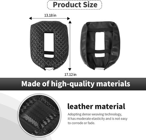 CheroCar Center Console Leather Armrest Pad Cover Interior Accessories for Silverado/Avalanche/Tahoe/Suburban/GMC YUKON 2007-2013 (Carbon Fiber) in Saudi Arabia