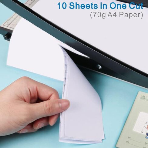 Paper Cutter for Cardstock Heavy Duty 12 inch, 12" Cut Length Guillotine Paper Trimmer for Cardstock Metal Base, 12 Sheets Capacity, for Home Office Classroom School in Saudi Arabia