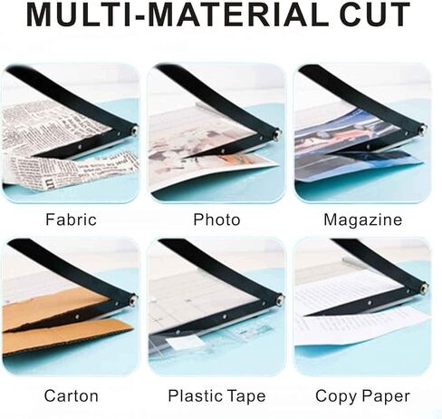 Paper Cutter for Cardstock Heavy Duty 12 inch, 12" Cut Length Guillotine Paper Trimmer for Cardstock Metal Base, 12 Sheets Capacity, for Home Office Classroom School in Saudi Arabia