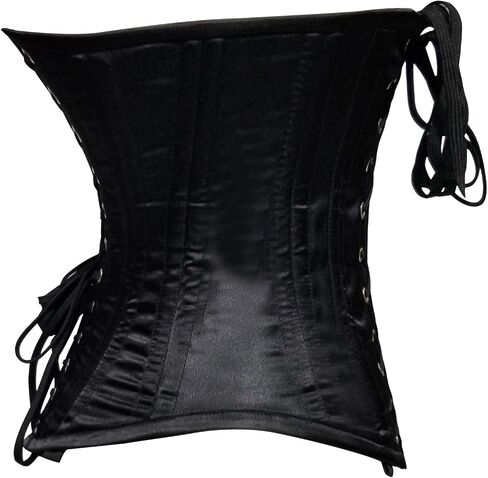 luvsecretlingerie Heavy Duty 26 Double Steel Boned Waist Training Velvet Underbust Tight Shaper Corset #8023-VE in Kuwait