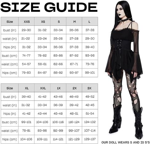 Dolls Kill So Bewitching Corset Handkerchief Dress by Widow - Off-Shoulder Cotton and Mesh Dress with Detachable Corset in Saudi Arabia