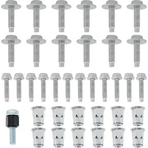 Sidestep Hardware Mounting Kit for 2013-2019 Dodge RAM 1500 2500 3500 | 2014-2019 RAM 4500 5500 Tubular Side Step Running Board Mounting Hardware 68193128AB