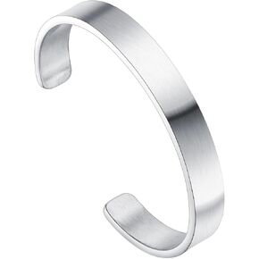 Fashion Stainless Steel Blank Arm Band Bracelet Open Cuff Bracelet