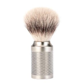 MÜHLE Rocca Stainless Steel/Birch Bark Silvertip Fibre Shaving Brush