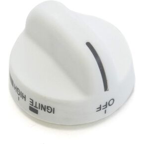 Red Hound Range Top Surface Burner Knob White Replaces 8273104 Compatible with Whirlpool Maytag Amana Roper Select Models as noted in The listing