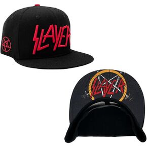 Slayer Logo Pentagram Black Baseball Hat for Men and Women