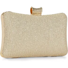 UBROSE Womens Glitter Clutch Evening Purse Sparkly Clutch Formal for Bridal Wedding Party