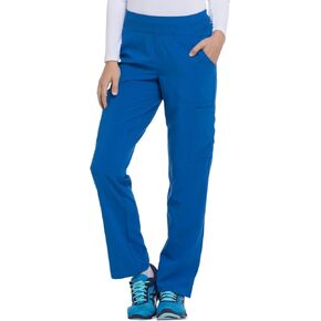 Dickies EDS Essentials Women Scrubs Pant Natural Rise Tapered Leg Pull-On DK005T, S Tall, Espresso in Saudi Arabia