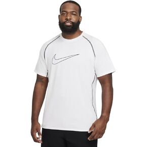 Nike Pro Dri-FIT Men's Slim Fit Short-Sleeve Dri-Fit Top (as1, Alpha, m, Regular, Regular, Iron Grey/Black)