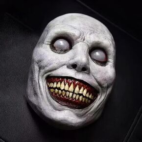 Scary Halloween Mask,Scariest Smiling Mask for Adults, Latex Creepy Horror Mask for Halloween Parties and Haunted Houses in Saudi Arabia