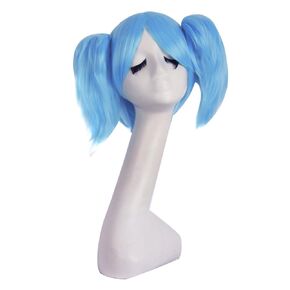 MapofBeauty 35 cm Lolita Sweet and Lovely Straight Anime Cosplay Wig (Pink)