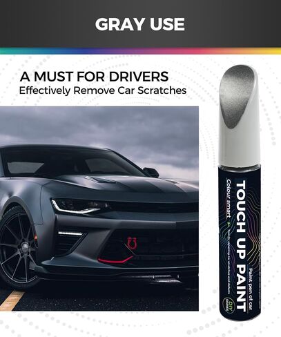 Touch Up Paint Pen,Touch Up Paint for Cars,Car Accessories Car Touch Up Paint, Automotive Paint Pen Scratch Repair,Car Remover Scratch Paint Pen,Car Paint Pen for Erase Car Scratches (Gray) in Saudi Arabia
