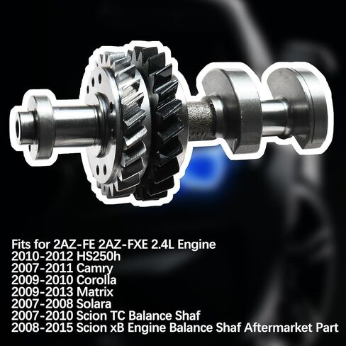 Engine Balance Shaft Set Fit for Toyota Corolla Solara Matrix Camry TC 2AZ-FE 2.4L, Automotive Replacement Part 13602-28020, 13601-28021 in Saudi Arabia