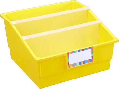 Really Good Stuff Picture Book Bins with Dividers - 6 Bins - 8?" W x 13?" D x 7?" H - Classroom Decor - Library Organization in Saudi Arabia