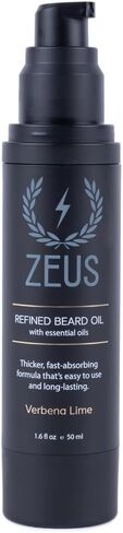 ZEUS Refined Beard Oil, Long Lasting, Thick & Fast Absorbing Oil, Leave In Beard Conditioner – MADE IN USA (Verbena Lime) 2 oz. in Saudi Arabia