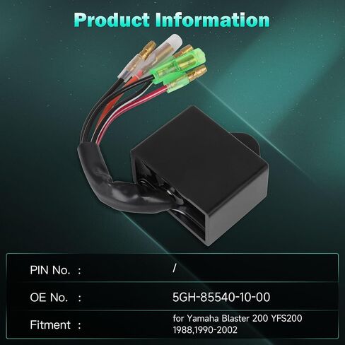 SCITOO 5 دبابيس CDI صندوق المعدل التتابع صالح لياماها الناسف 200 YFS200 88 90 91 92 93 94-02 in Saudi Arabia