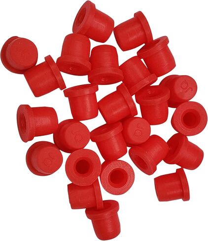(25 Pack) Brake Bleeder Screw Caps Grease Zerk Fitting Cap Rubber Dust Cover in Kuwait
