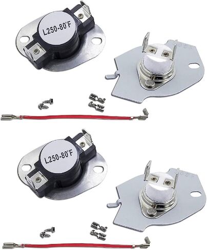 279816 Exact Fit for WHIRLPOOL DRYER THERMOSTAT KIT REPLACEMENT (1) in Saudi Arabia