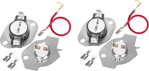279816 Exact Fit for WHIRLPOOL DRYER THERMOSTAT KIT REPLACEMENT (1) in Saudi Arabia