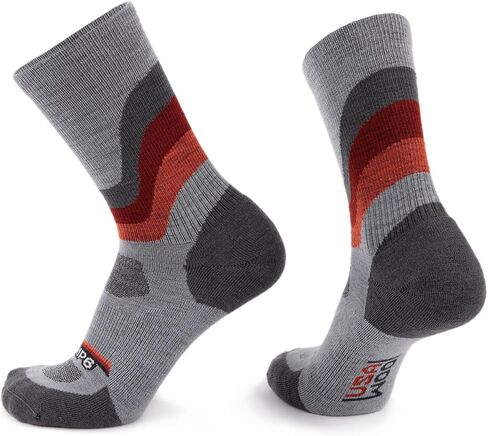 GRIP6 Wool Socks Mens 2 Pack | Thick Wool Hiking Socks | Overland Blue Large in Kuwait