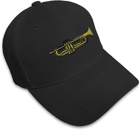 Baseball Cap Trumpet Music B Embroidery Music Trumpet Acrylic Dad Hats for Men & Women in Kuwait