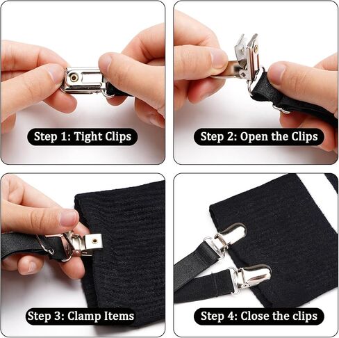 حزام رباط من خشب القمر بالإضافة إلى أحزمة رباط الفخذ - حزام فخذ مرن عالي قابل للتعديل لجوارب الفخذ العليا in Kuwait