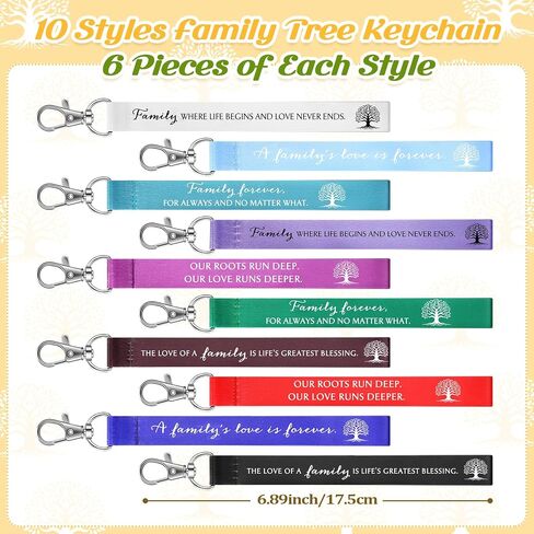 Family Reunion Gift Bulk Family Tree Keychain Family Reunion Favors for Family Gathering Party Decorations in Saudi Arabia