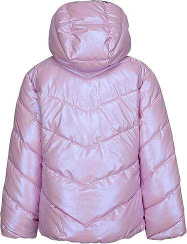 Nike Girl's Chevron Solid Puffer Jacket (Toddler/Little Kids) Pink Foam 6X Little Kid in Saudi Arabia