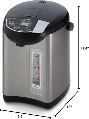 Tiger Pdu A30u K 3.0l Electric Water Boiler and Warmer, Stainless Black in Kuwait