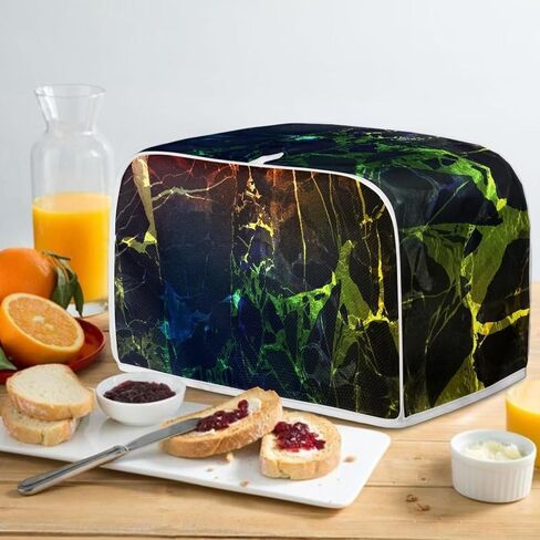 Sunflower Horse 2 Slice Toaster Cover Toaster Bags Bread Toaster Oven Dustproof Cover for Kitchen Small Appliance Dust Covers American Flag Print Bread Maker Cover,Fingerprint Protection in Kuwait