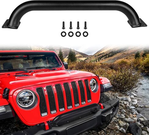 82215351 واقي فرشاة مصبغة لسيارة جيب رانجلر JL JLU Sports Sahara Freedom Rubicon Unlimited Gladiator JT 2018-2024 مع مصد فولاذي من المصنع in Saudi Arabia