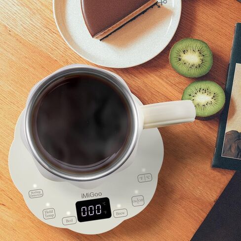 Single Serve Coffee Maker, Tea Maker, Percolator, Boiling Cup, Keep Warm Mug, Stainless Steel Inner in Kuwait