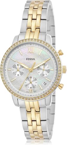 Fossil Neutra Women's Watch with Chronograph Display and Stainless Steel Bracelet Band in Saudi Arabia