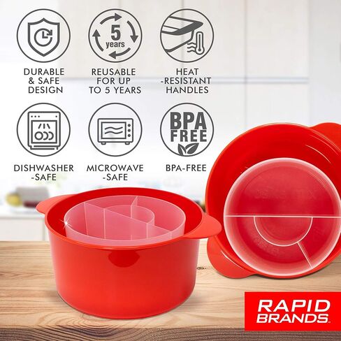 Rapid Cake Maker | Microwave Delicious Cake in 4 Minutes | Dishwasher-Safe, Small Kitchen, or Office |Perfect for Dorm, Microwaveable, & BPA-Free in Kuwait