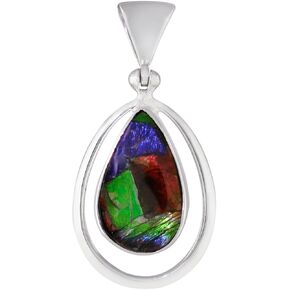 Starborn Ammolite Sterling Silver Pendant