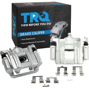 TRQ New Rear Disc Brake Caliper with Bracket & Hardware Pair for Honda Pilot