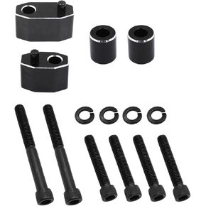 Driver FloorBoard Spacer Extension Kit (1'') Compatible with 2009-2021 Touring Models Road King Electra Glide Road Glide Includes Bolts and Spacers