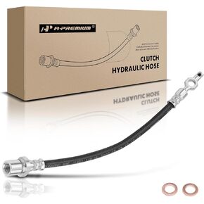 A-Premium Clutch Hydraulic Hose Line Compatible with Honda Passport 1994-2002 & Isuzu Amigo 1998-2000, Rodeo 1993-2004, Rodeo Sport 2001, Trooper 1992-1997 V6 3.2L, Replace# 8970205791, 8971100550