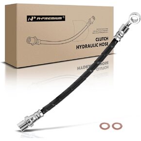 A-Premium Clutch Hydraulic Hose Line Compatible with Subaru Impreza 2004-2005 H4 2.5L Turbocharged, Replace# 37251FE001