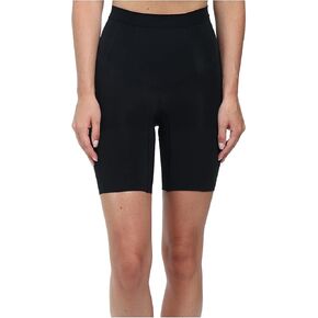 SPANX Women's Oncore Mid Thigh Shorts, Very Black, L