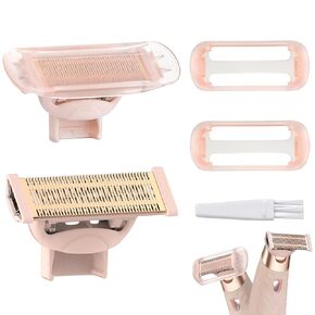 Replacement Heads New Generation 3 for Finishing Touch Flawless Facial Hair Remover Ring Light,New Version Replacement Blades for Women,18K Gold-Plated Rose Gold for Flawless