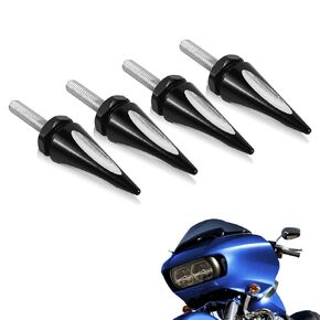 Motorcycle Windshield Spike Bolts Screws, Windscreen Fairing Bolts Windshield Trim Fasteners Stainless Steel Fit for Harley Touring Road Glide Models 2015-2024 ﻿
