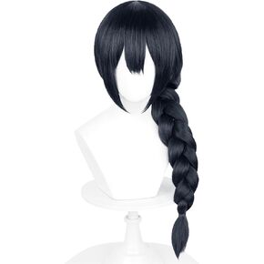 Short Brown Wig Cosplay Costume Male Men Anime Layered Fluffy Character Costume Wig Heat Resistant Halloween Party Wig + Wig Cap (Dark Brown)