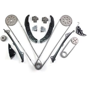 TK10880 213123C100 Engine Timing Belt Kit Fit 2006-2013 for Hyundai Azera Santa Fe sonata Entourage Genesis Veracruz Kia Sorento Sedona Amanti Borrego 3.3L 3.5L 3.8L